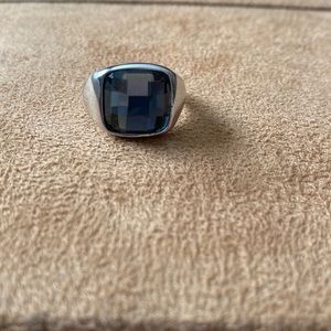 Lia Sophia Black Gemstone Ring